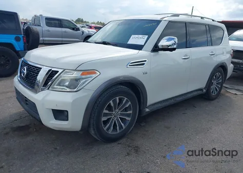 2017 Nissan Armada Sl из США, поврежденный, VIN JN8AY2NC9H9502917